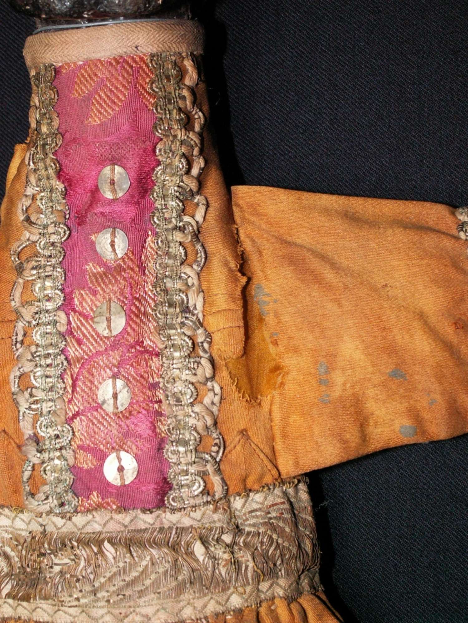 Lacuna braccio sinistro dopo il restauro